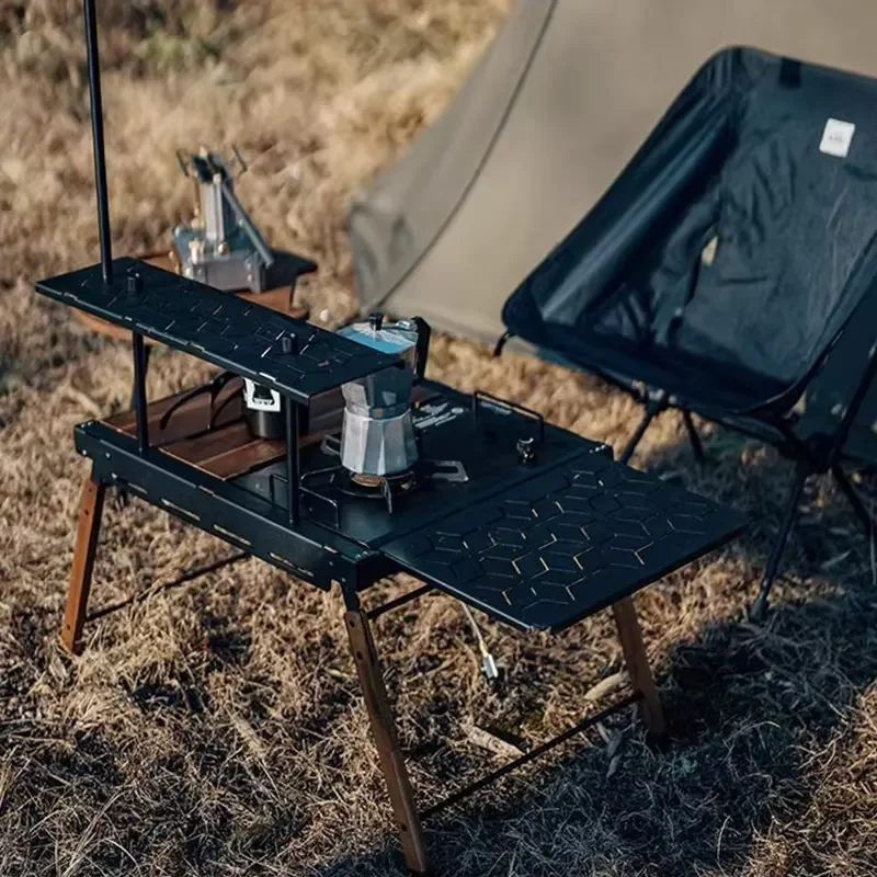 Outdoor Camping One-Stop Solution IGT Full Set Combination Tactical Table Multifunctional DIY Folding Sheet Metal Fabrication