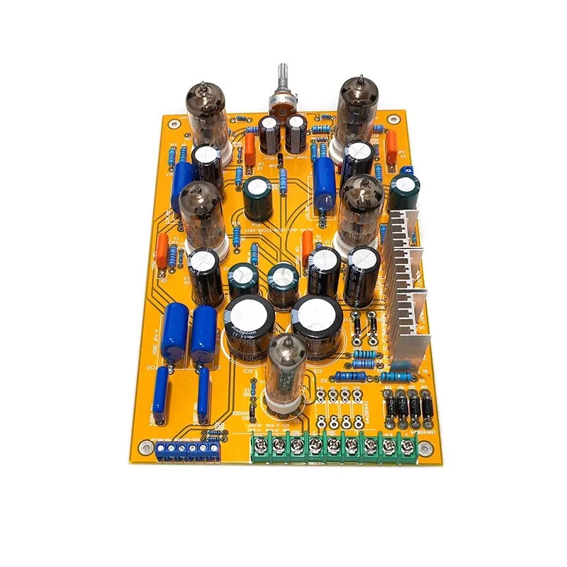Helianmao SRPP circuito 6N11, preamplificador de tubo de vacío 6Z4P, rectificador, placa amplificadora de Audio Hifi