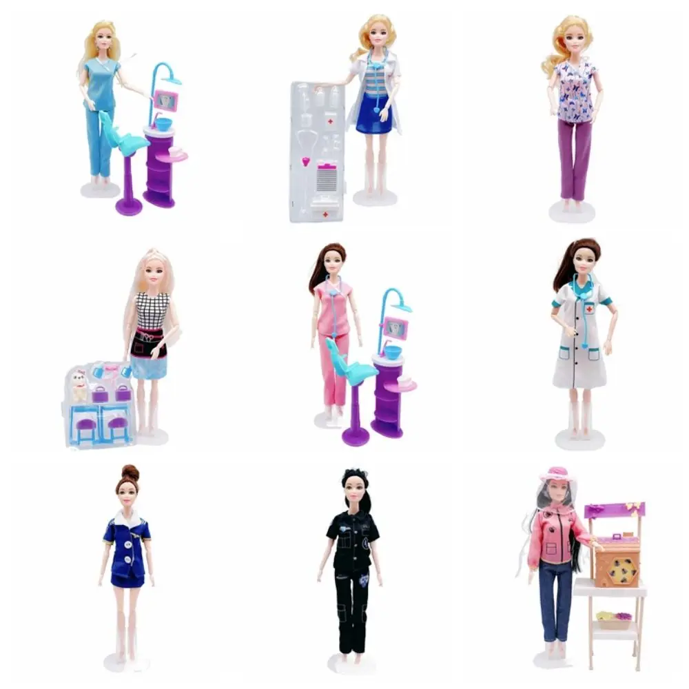

1 Set Scene Doctor/Nurse Doll Clothes Costume Cosplay Doll Dress Beautiful Barber BJD Doll Clothes Children's Toys