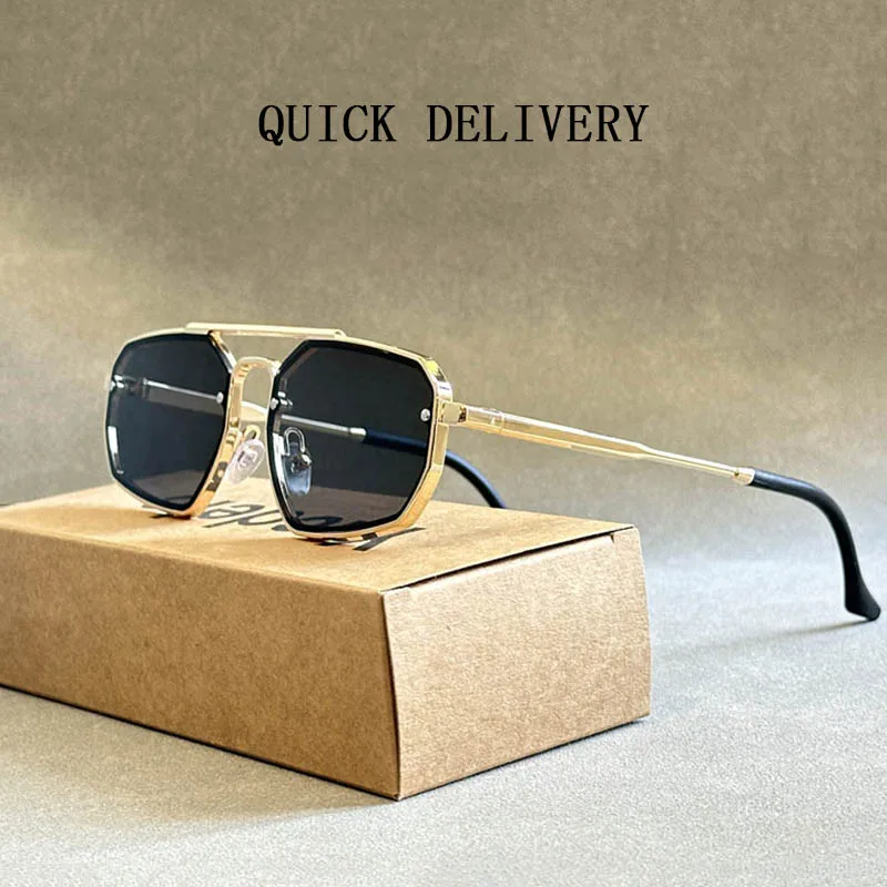 Punk Sunglasses For Men Retro Luxury Steampunk Sunglasses Women Trendy Vintage Fashion Glasses Gafas De Sol Hombre Dropshipping