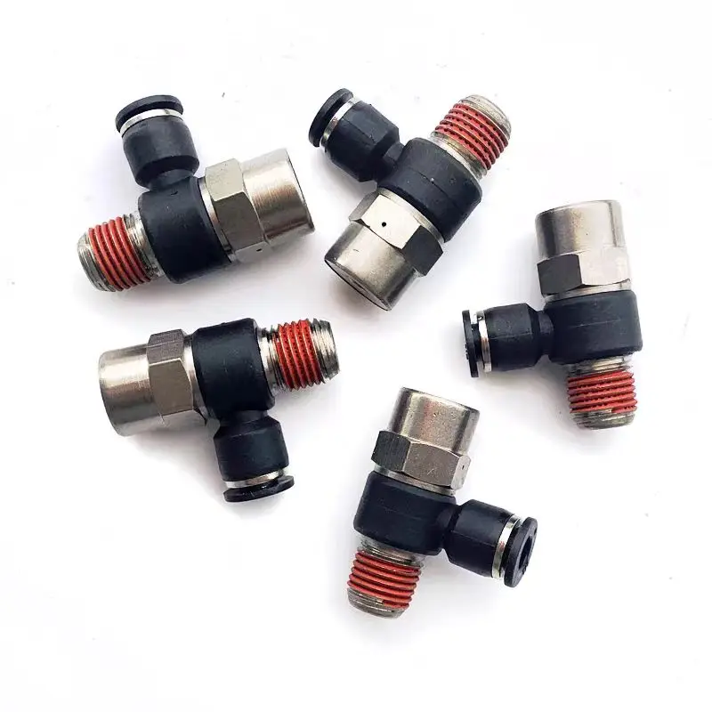 Trachea Throttling Three-way Air Valve Quick Connector 58-7243HAAS Machine Tool Accessories