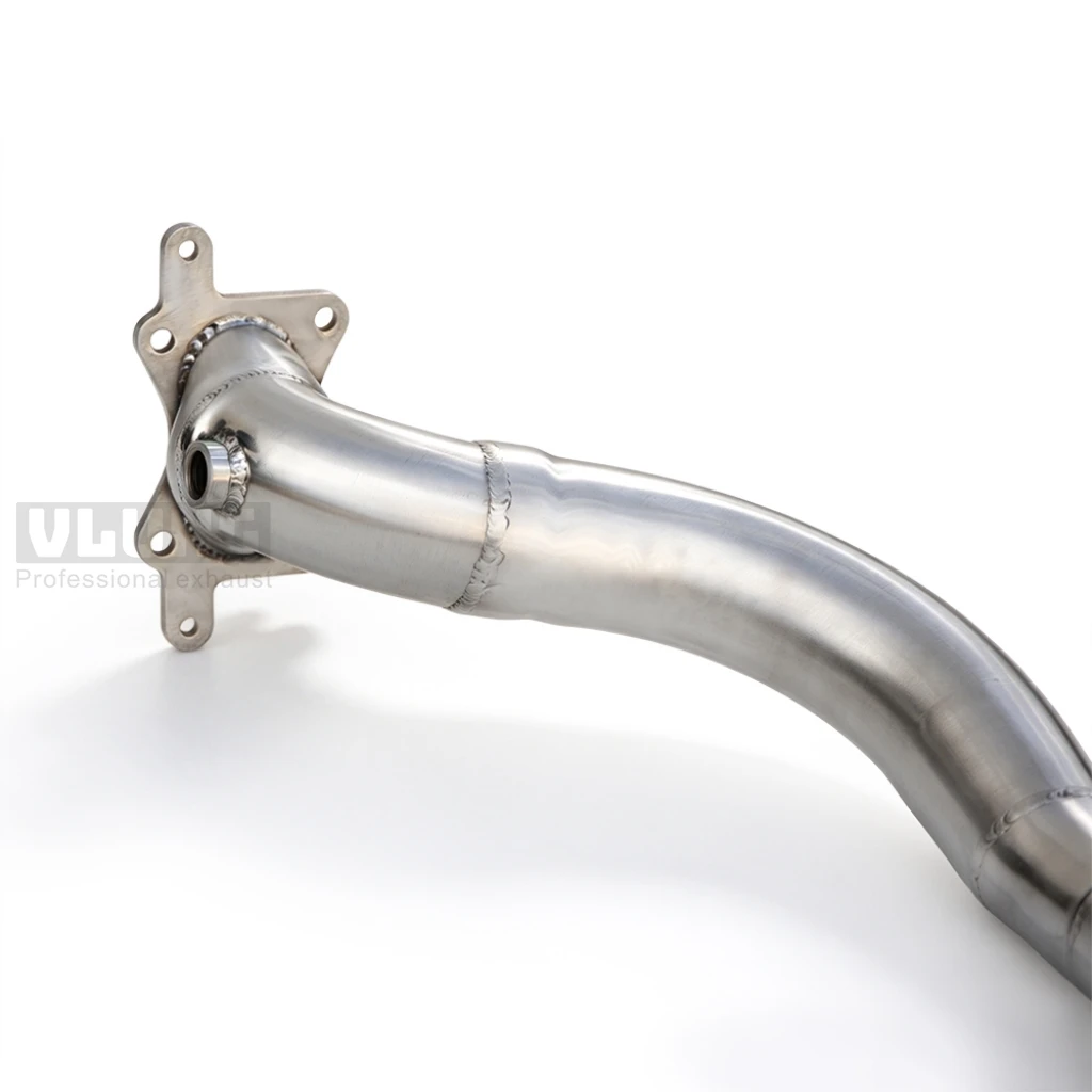 Performance Exhaust Front Header Collector Stainless Steel for Honda GE6 Fit Jazz City 1.3L 2008-2013 Replacement Parts