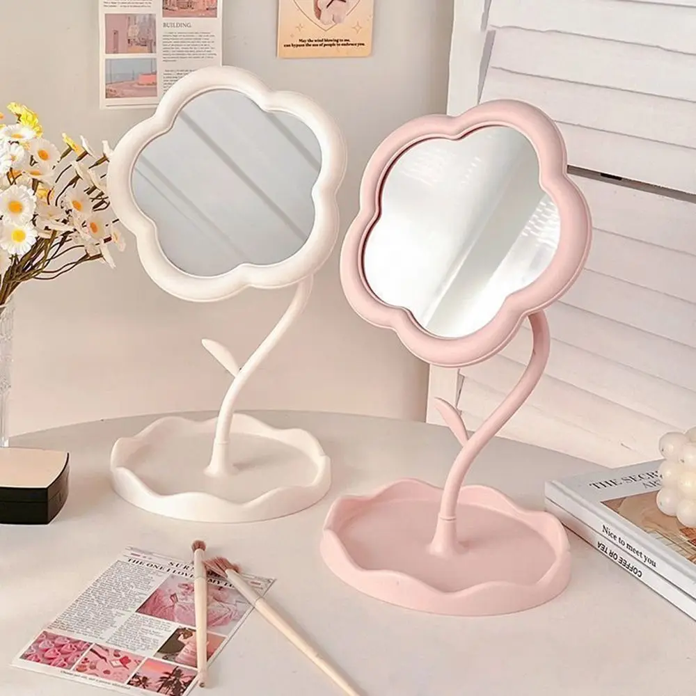 Cute Sunflower Shaped Makeup Mirror High-definition Detachable Dressing Mirror Versatile Beauty Mirror