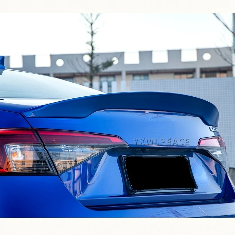 For Honda 11th Civic Spoiler 2022 High Quality ABS Material Primer Color Rear Trunk Lip Spoiler Car Styling