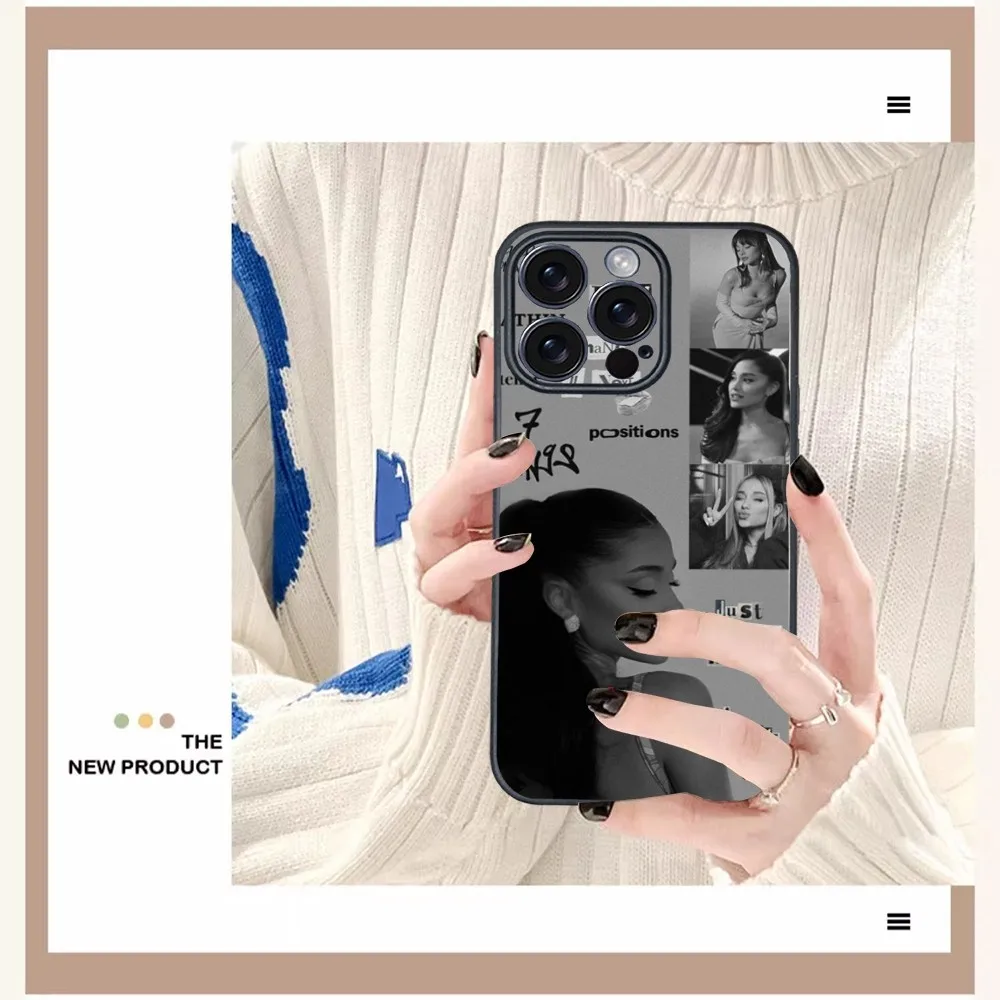 A-Ariana singer G-Grande yes Phone Case For iPhone 16 15 14 13 12 11 PRO MAX PLUS Mini TPU Soft to Skin-friendly case