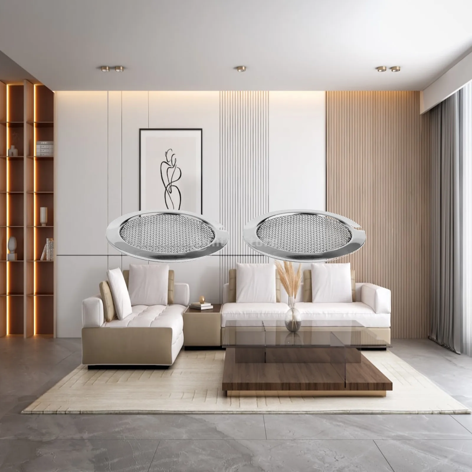 Metal Speaker Mesh Guitar Grille Resonator Sound Hole Cover Sturdy Guitar Accessory for Dobro and Box Guitar