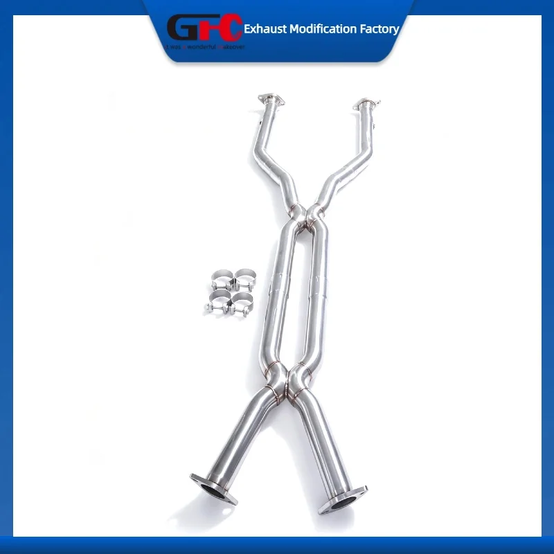 GFC Equal-length Mid Pipe For Lexus IS250 IS300 IS350 2.5L 3.5L 2013-2025 High-Performance SUS304 Auto Exhaust X Pipe