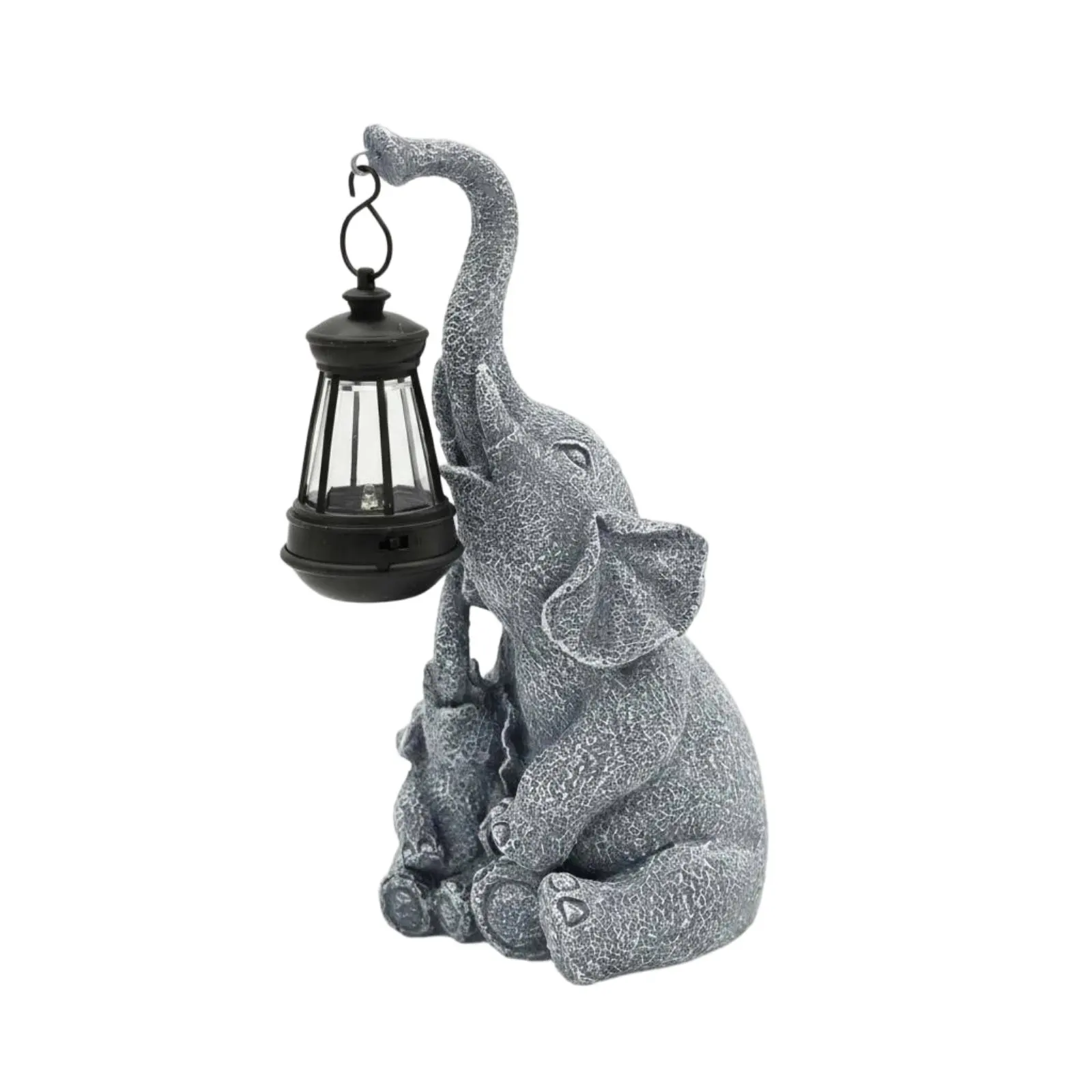 Solar Garden Elephant Lamp Energy Saving Solar Elephant Lamp Outdoor Decoration No Wiring Required Auto On/deactivate for Patio view 5