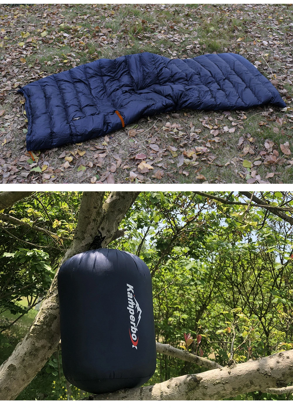 Kamperbox Winterschlafsack Poncho Winter Camping Poncho Winter Tragbarer Schlafsack Campingdecke PC600 – Detail 15