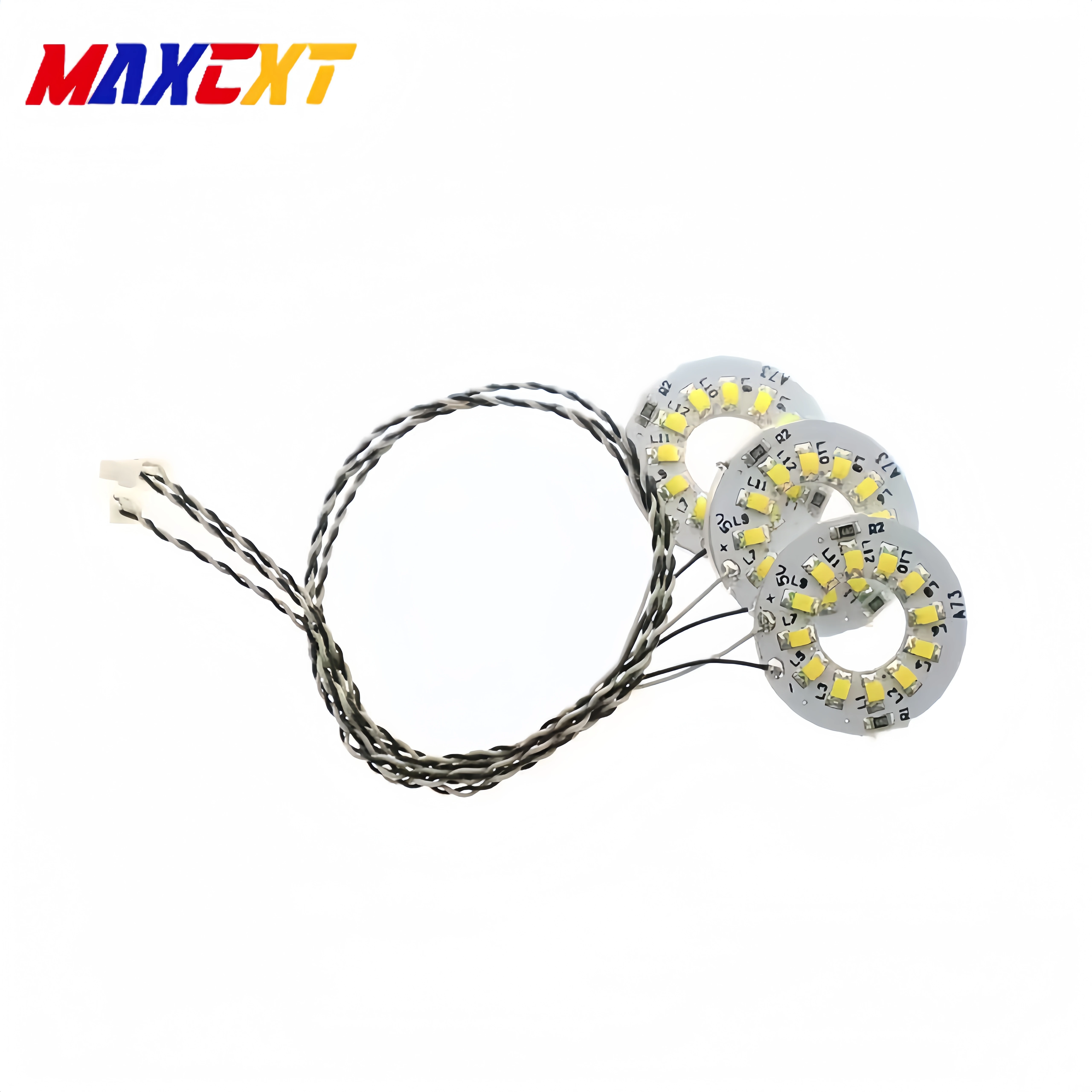 MAXCXT 3PCS 15/30cm Mini 0.8mm Pin Compatible Led Circular Light 12 Particles For Lego Building Block Models DIY Accessories