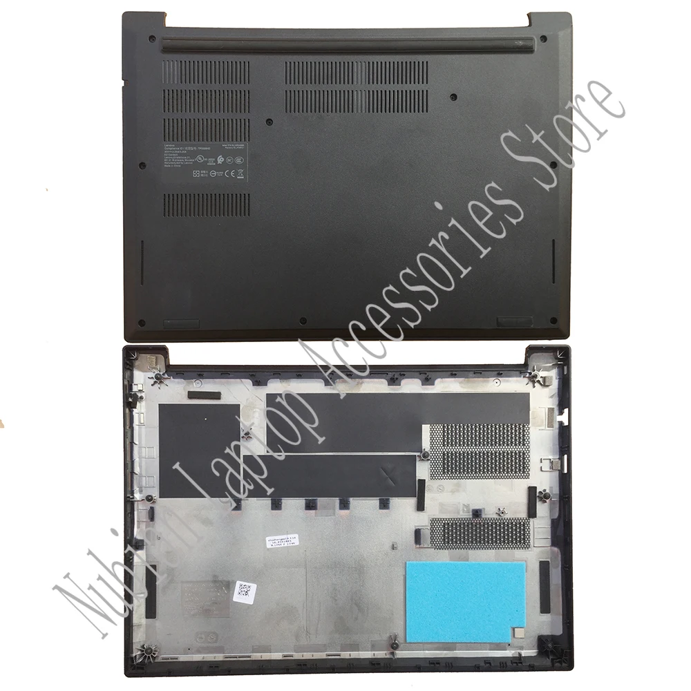 Imagem -06 - Lcd Back Bezel Capa para Lenovo Thinkpad Tampa Base Inferior Palmrest E480 E485 E490 01lw152 01lw155 01lw157 01lw161