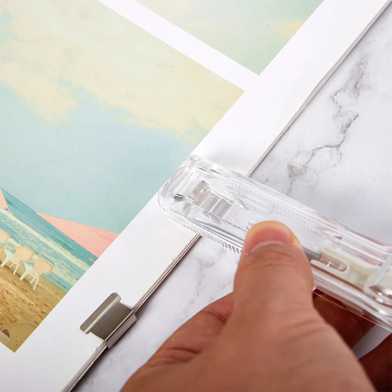 Trombones en métal pour reliure de documents, trombones à main, papeterie