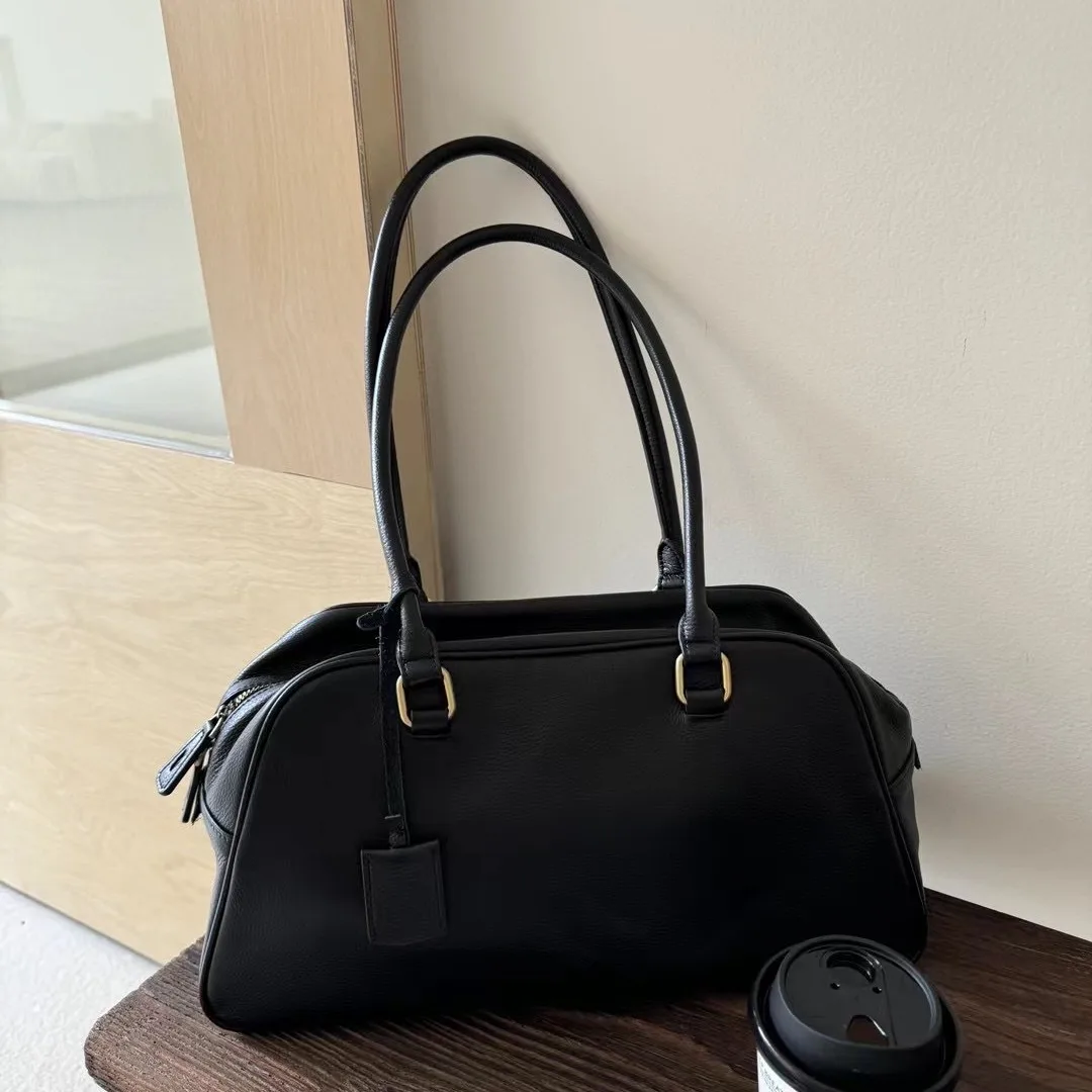 FIRMRANCH Niche Trendy Brand Premium Top Layer Cowhide Temperament Large Capacity Female Single Shoulder Armpit Bag Luxury Purse