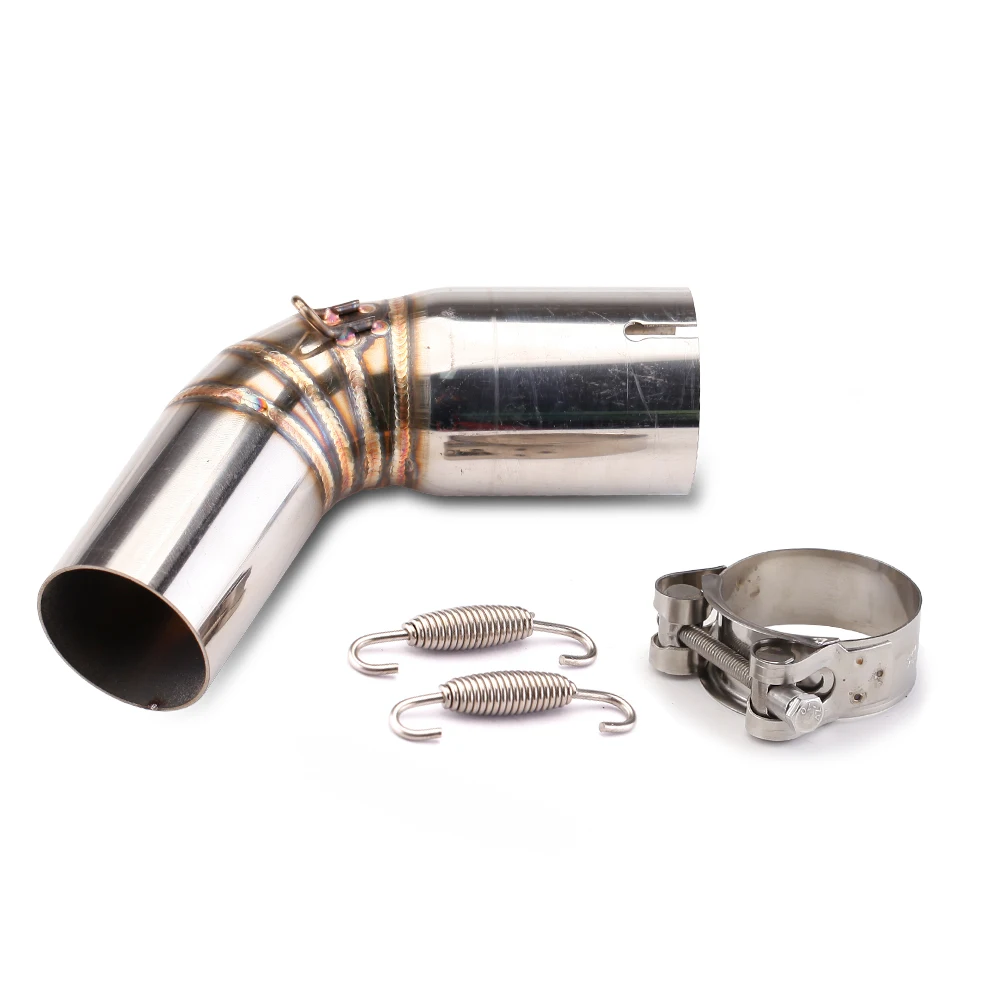 For SUZUKI V-STROM 1050 DL1050 Motorcycle Exhaust Escape ADV Middle Link Pipe 51mm Interface Slip on Racing Elbow Tube view 4