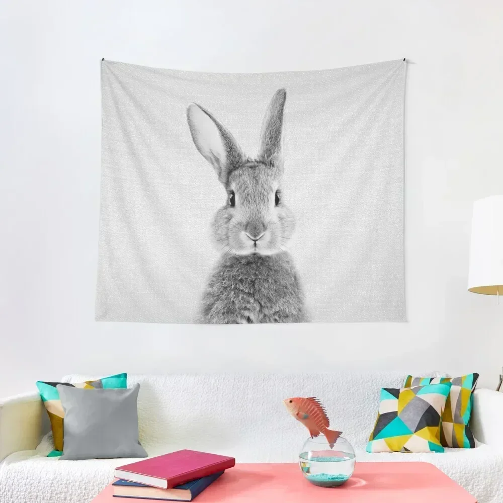 

Rabbit - Black & White Tapestry Decorative Wall Decoration Aesthetic Home Supplies Tapestry