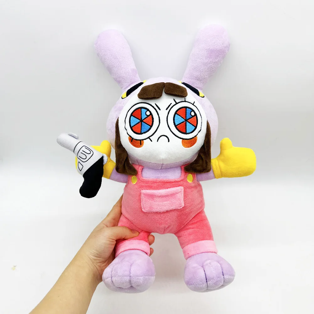 Jax-Suit Pomni لعبة من القطيفة أنيمي Plushies لطيف محشوة دمية وسادة هدايا عيد الميلاد للأطفال