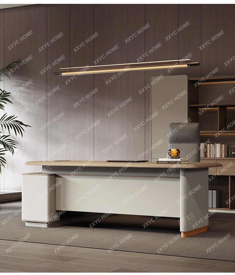 Hot sales 160 180 200 220 240 cm Modern manager boss Room desks Computer desk office Table pliante Motion desk file cabinet Furn