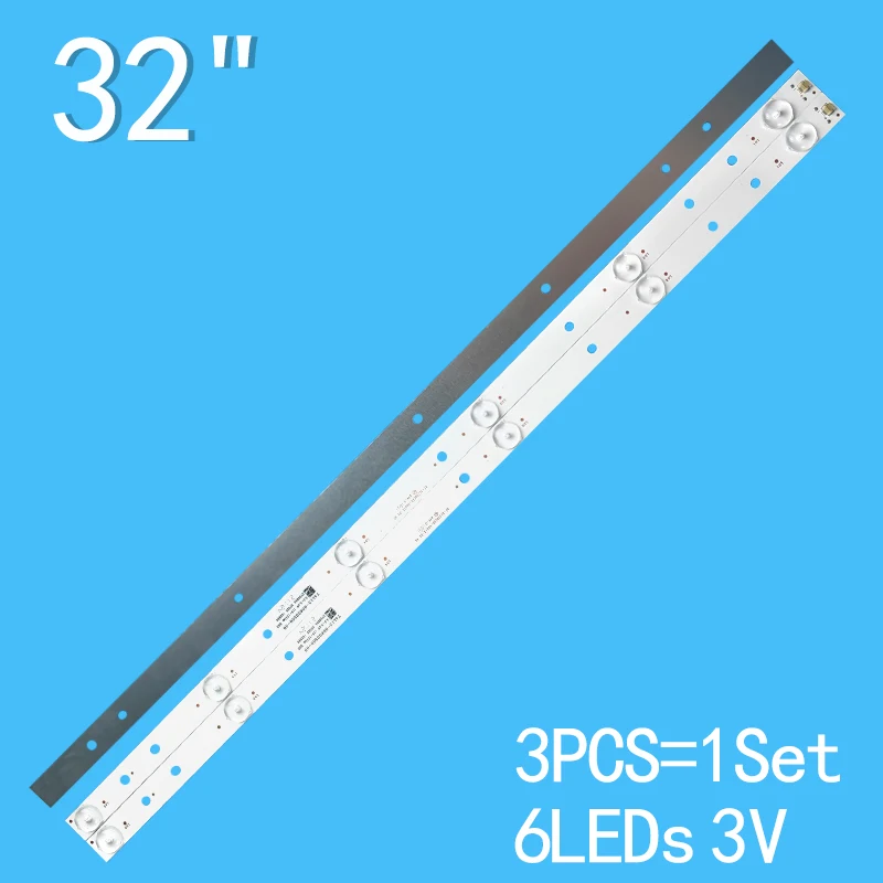 

LED backlight strip for Skyworth 32E361S RF-AZ320E30-0601S-02 A0 YAL13-00630300-00 6led 32D5-X5