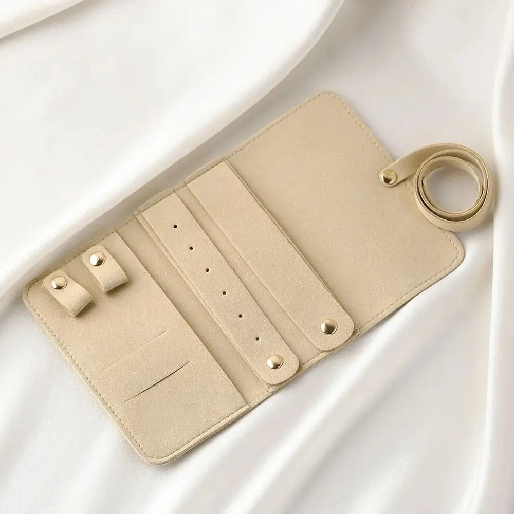 

Складной органайзер для украшений из бархата, сумка-органайзер для переноски украшений, многосекционный рулонный органайзер для хранения, складной дизайн