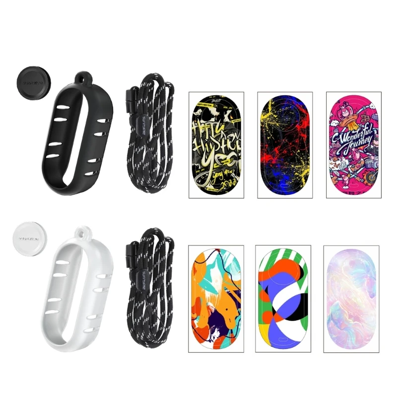 Good Heat Dissipation Silicone Case with Sticker and Lanyard for GO 3 Cameras Dropship