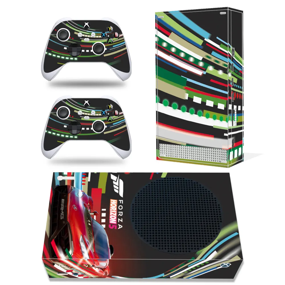อุปกรณ์เสริมวิดีโอเกมชุดเต็มสําหรับ XBOX Series s ไวนิล DIY เกมคอนโซลสติ๊กเกอร์ตกแต่งรูปลอกผิวสําหรับ XSS