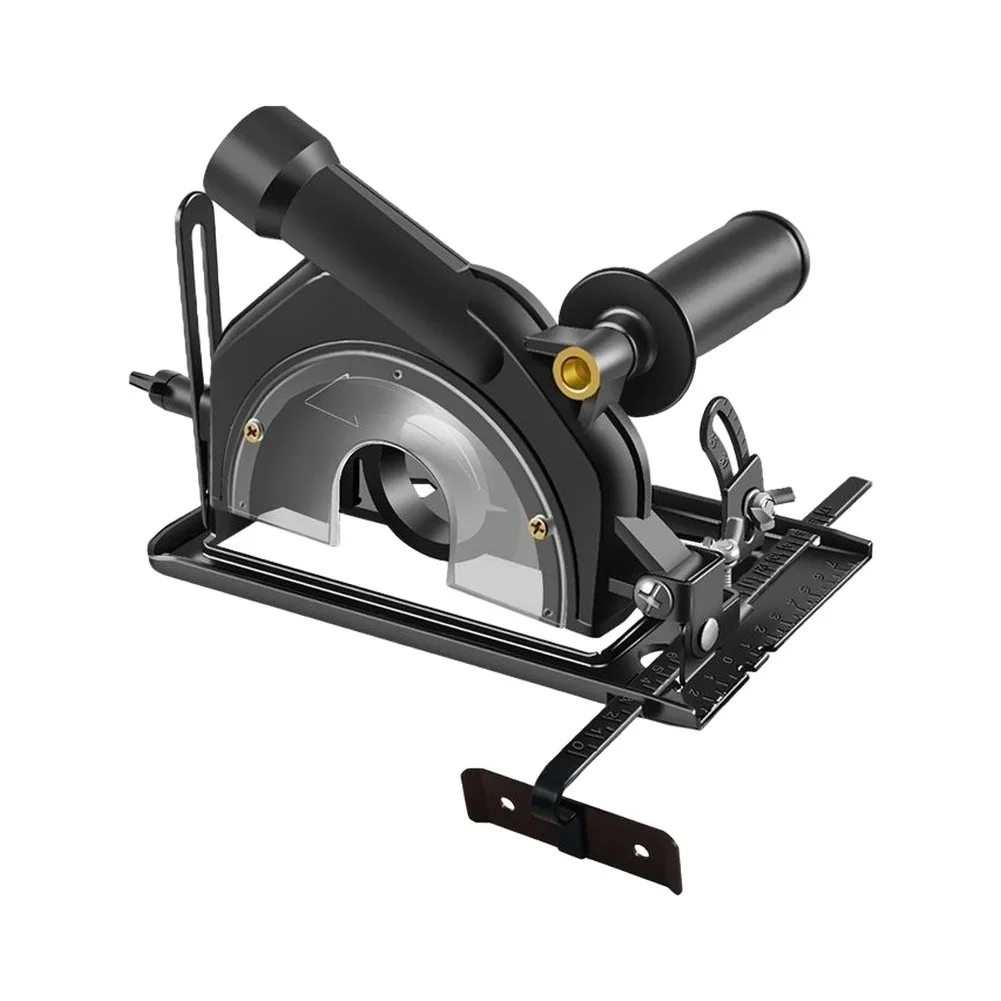 Metal Angle Grinder Stand Bracket for 100/125mm Grinders with 45 Degree Tilting Function and Dust Extraction System
