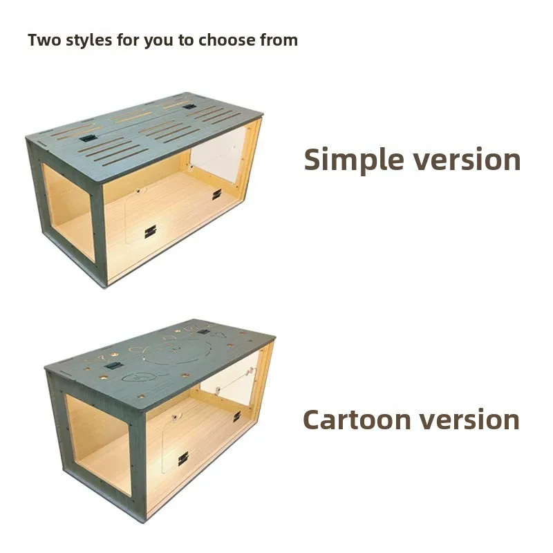Hamster Cage Oversized Golden Bear Luxury Villa Cheap Acrylic Transparent Box Small House Chinchilla Special Cabinet Cage