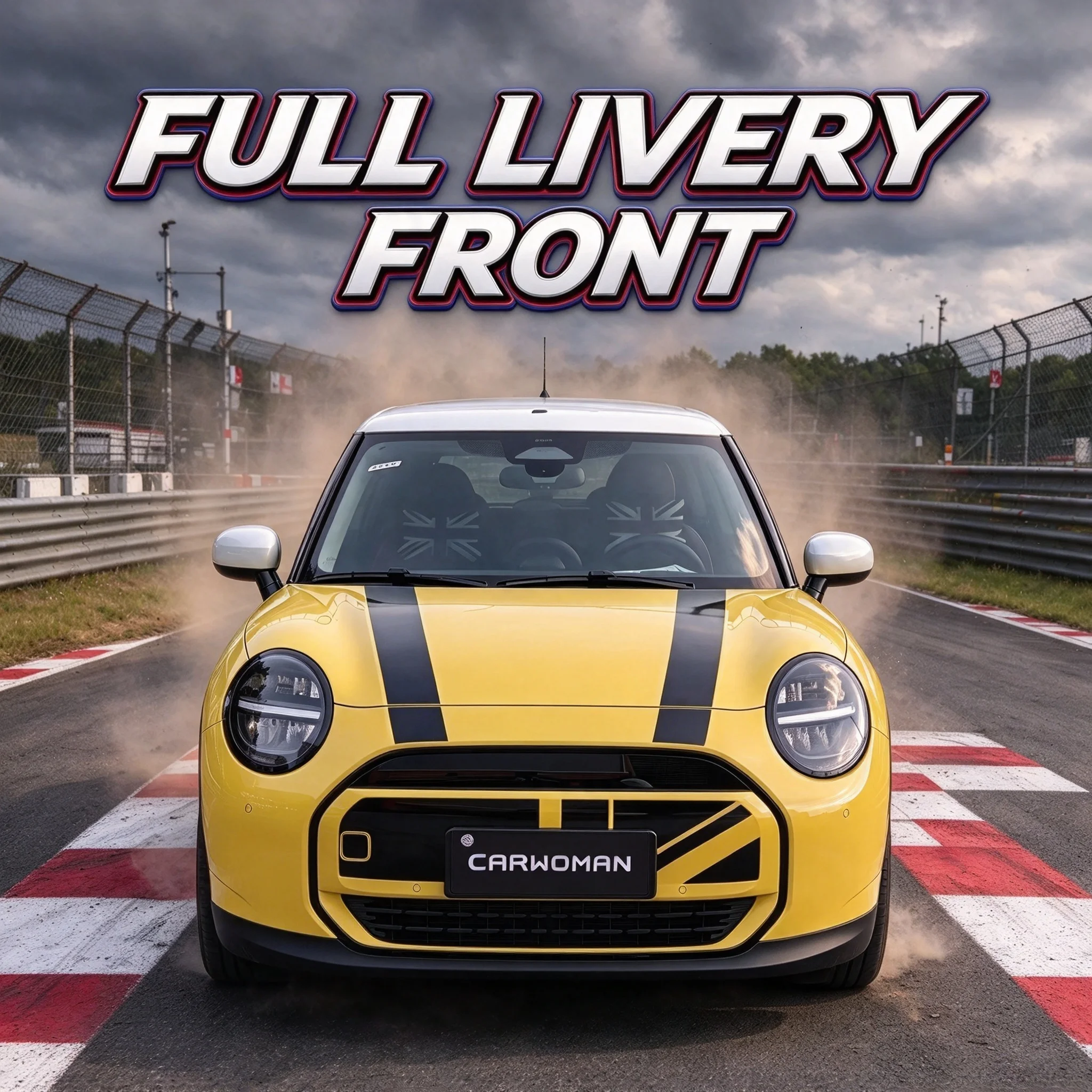 Racing Livery Full Body Vinyl Decals For Mini Cooper J01 EV Pre-cut Side Skirt Car Exterior Stickers