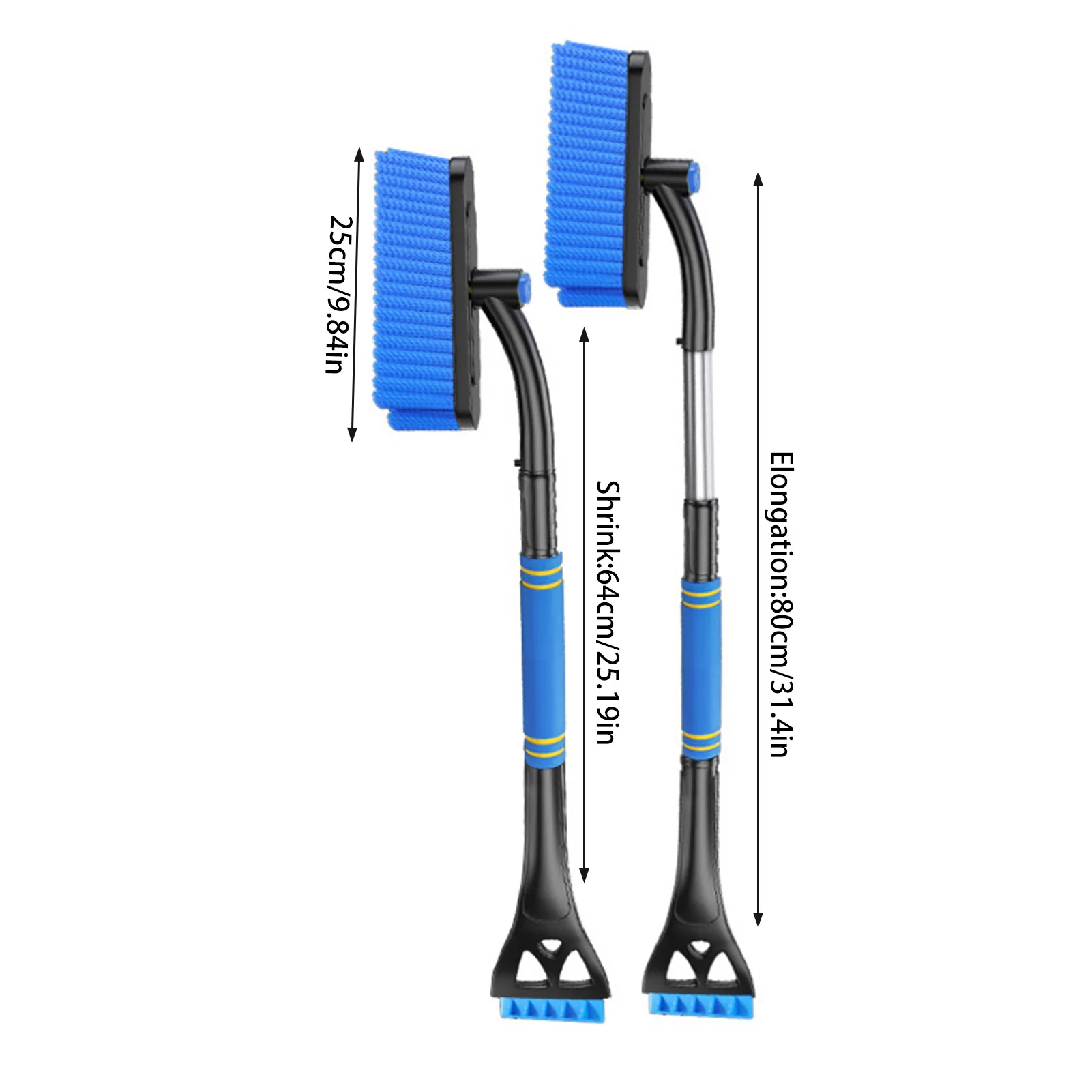 Winter Car Snow Cleaning Ice Scraper 3-in-1 Multifunction Telescopic Snow Plough Shovel Suitable for Holiday Season Gifts image 6