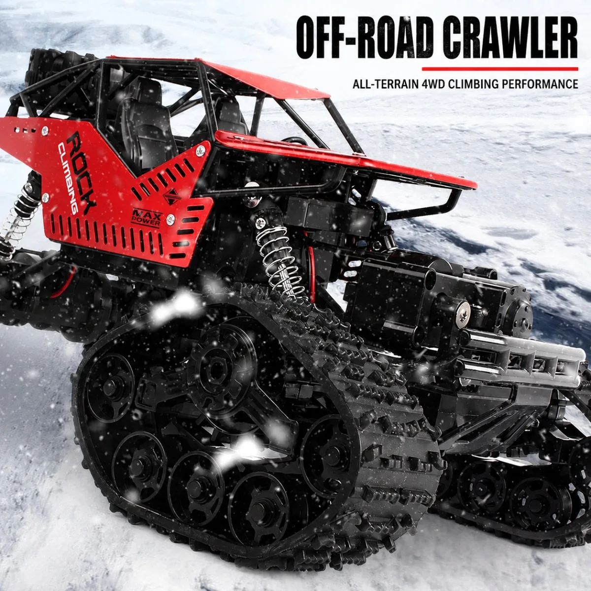 Alloy Off-Road RC Car with 2.4GHz Remote Control for Multi-Terrain Crawling and Climbing