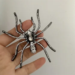 XIALUOKE Exaggerated Giant Spider Brooch For Women Chunky Delicate Suit Corsage Pin Retro Jewelry Accessory