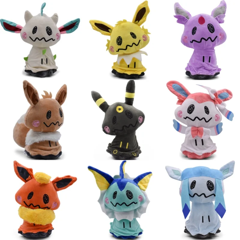 

Pokemon Mimikyu Cos Leafeon Jolteon Espeon Eevee Umbreon плюшевые игрушки Sylveon Flareon Vaporeon Glaceon Peluche куклы подарки для детей