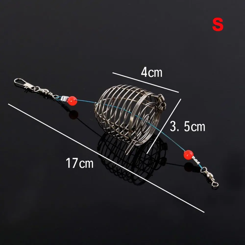 

Small Fish Bait Holder Tackle Accessory Fishing Bait Cage Lure Cages Bait Basket Fishing Feeder