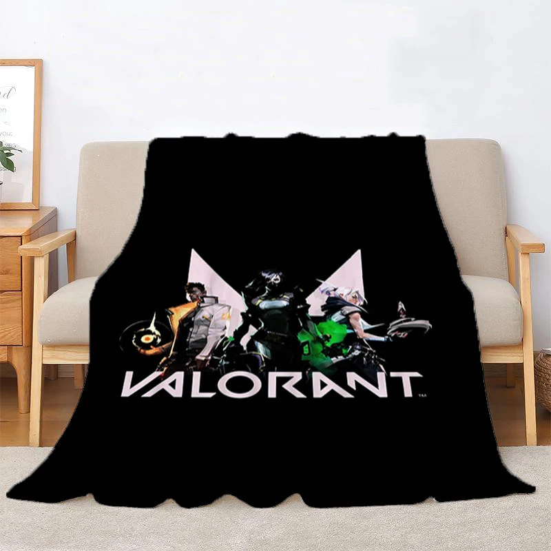 Valorant Plush Blanket for Decorative Sofa Bedroom Decoration Bedspread on the Bed Boho Home Decor Fluffy Soft Blankets Throw