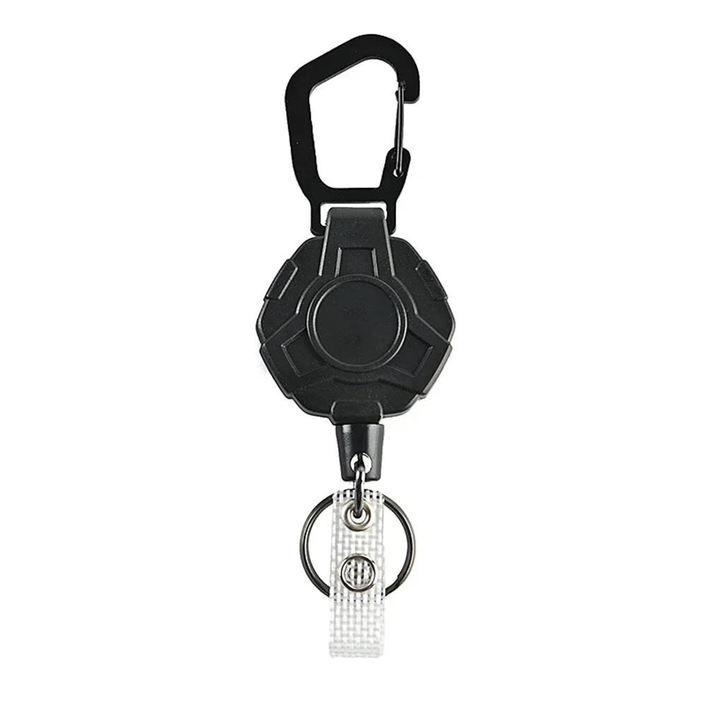 

EasyToPull Buckle Reliable Steel Wire Rope Retractable Pull Keychain for Everyday Use Perfect for Fishing and Camping