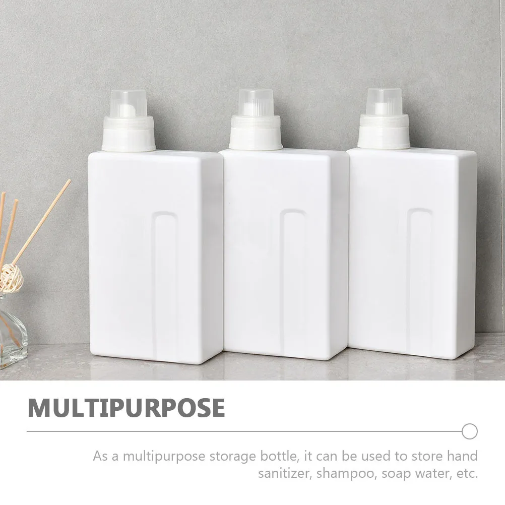 ขวดเปล่าสำหรับใส่ผงซักฟอก 2 ชิ้น ใช้ซ้ำได้ เติมได้ ป้องกันการรั่วซึม อเนกประสงค์ ใช้เป็นที่จ่ายโลชั่น ที่ใส่เจลอาบน้ำ