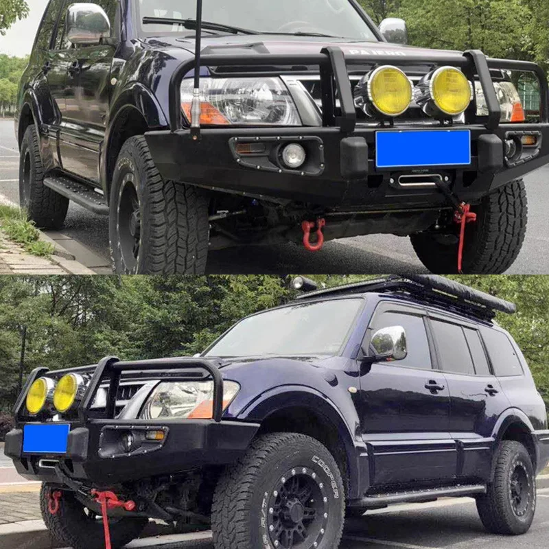 

For Mitsubishi PAJERO V73 Front Bar Pump Handle Front Bar Sports Bar V73 Mitsubishi Bullpen Front Bumper