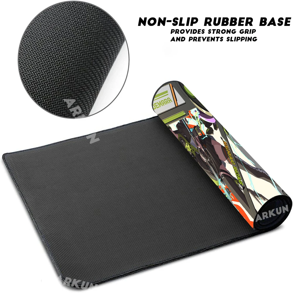 Grande xxl 90x40 jogos da moda zenless zona zero kawaii legal bonito menina anby demara mouse pad portátil mesa protetor teclado tapete
