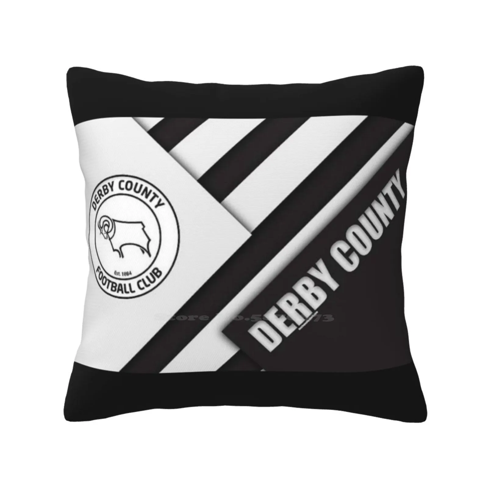 Derby County Art Masks Pillow Cover Hug Pillowcase Derby County Wallpaper Derby County Arts