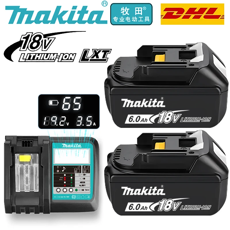 100% original Makita 18V 9.0AH rechargeable battery, suitable for BL1850 BL1850B BL1830B BL1830B BL1840 BL1840B power tools