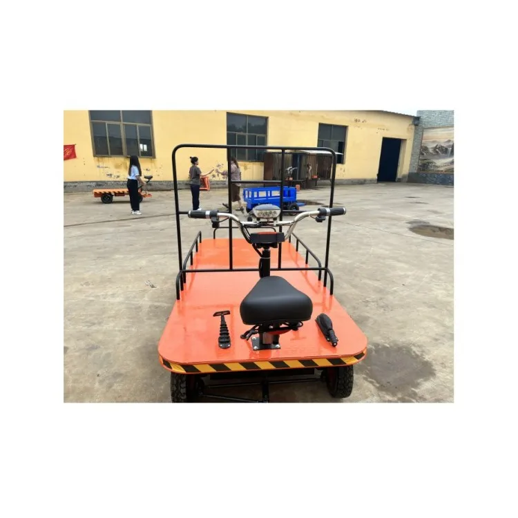 Small Electric Vehicles Used To Transport Goods On Narrow Roads