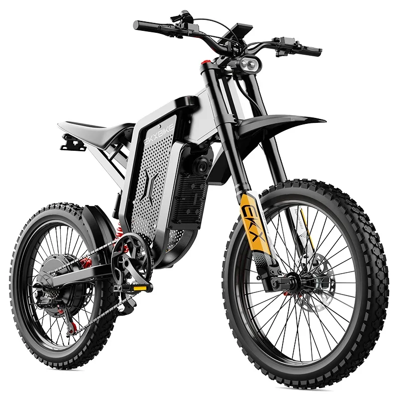 EKX X21 Max Electric Motorcycles 3000W Brushless Gearless Motors 60V30AH Lithium Battery Speed 85Kmh Adult Off Road E-bike