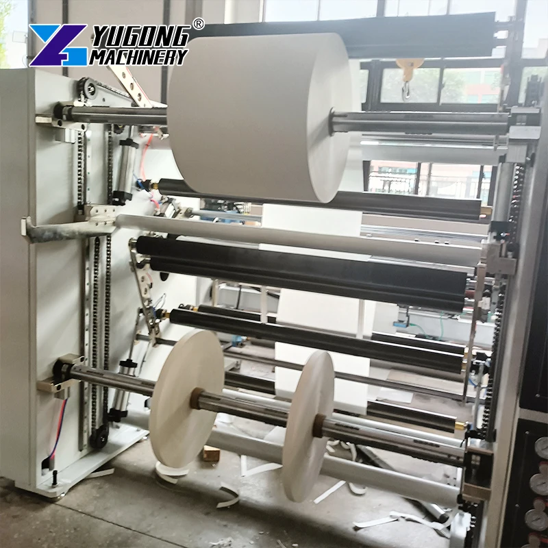 Width Pvc Roll Making Slitting Rewinding Machine Die Cutting And Slitter Rewinder Machine