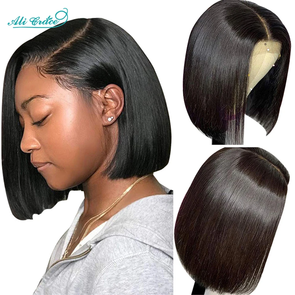 Lace Front Human Hair Bob Wig