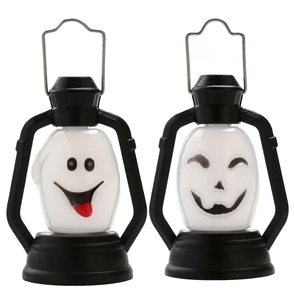 

2Pcs LED H held Lamp Halloween Decorative Lights 7Colors Changeable Mini Portable Night Light for Kids Party Supplies