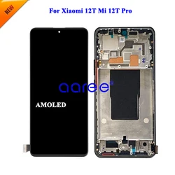 AMOLED LCD Display Original For Xiaomi Mi 12T LCD For Xiaomi Mi 12T Pro LCD Display LCD Screen Touch Digitizer Assembly
