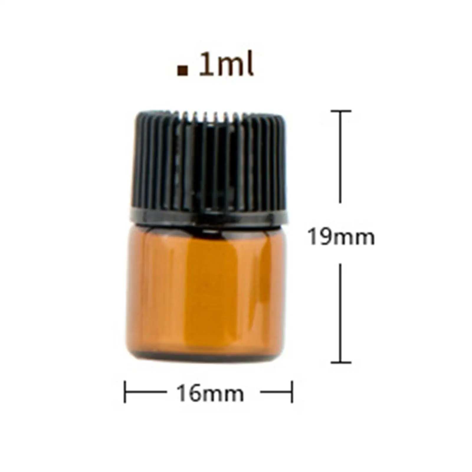 100 Pieces Bottles - ml 2ml 3ml Essential Oil Bottle with Orifice