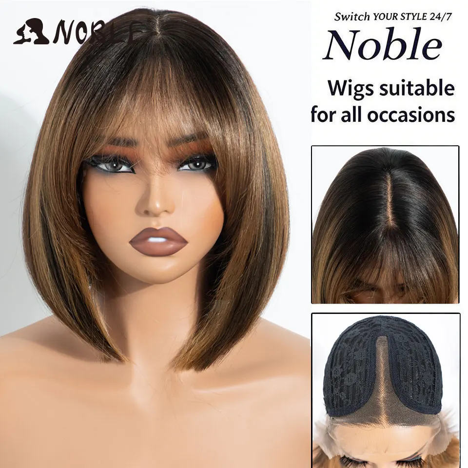 noble-parrucca-sintetica-con-frangia-e-base-in-pizzo-lunghezza-25-cm-taglio-corto-a-caschetto-per-donna-colore-marrone-sfumato-resistente-al-calore-ideale-per-l’uso-quotidiano