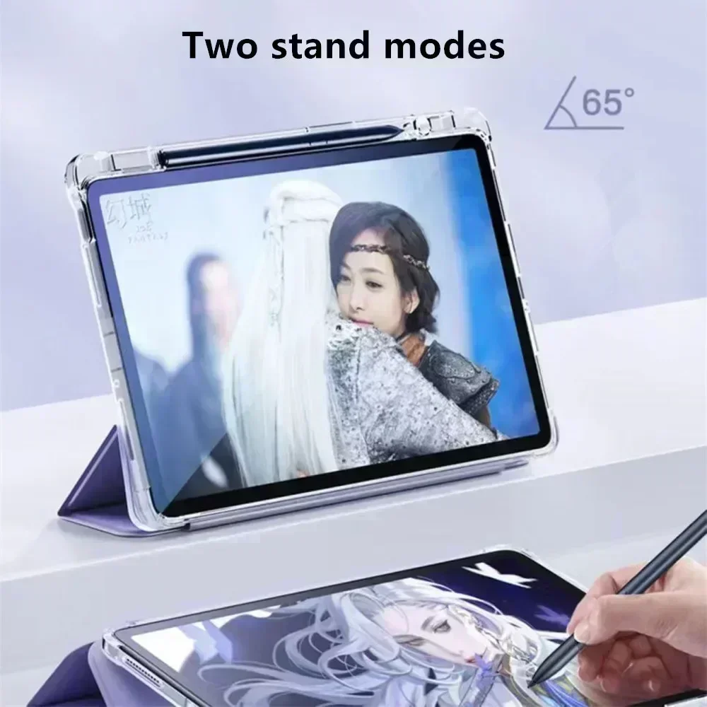 For Xiaomi Mi Pad 6 Max 5 Pro Case Xaiomi Pad 6S Pro 12.4 inch Pencil Holder Smart Cover for Funda Redmi Pad 10.6 SE 11Inch Case