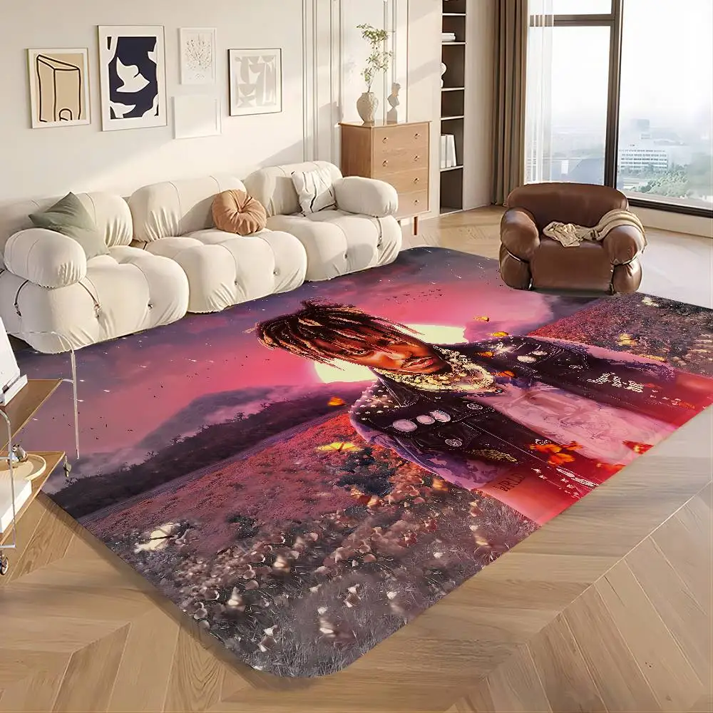J-Juice Wrld 999 Rapper Entrance Door Mat Nordic Style Bedroom Living Room Doormat Home Balcony Anti-Slip Modern Home Decor